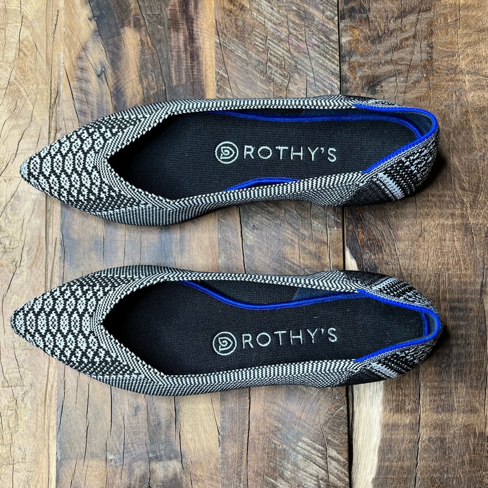 Rothy’s Points In Retired Black Python Print. Wom… - image 6